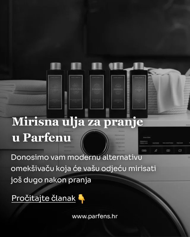 🫧 Mirisna ulja za pranje moderna su alternativa klasičnom omekšivaču. Riječ je o koncentriranim parfemskim esencijama koje se dodaju u pranje kako bi rublje dobilo dugotrajan miris. Ta ulja imaju nježan sastav i blaga su prema materijalima i koži. Za razliku od omekšivača, ne sadrže omekšivače niti silikone koji bi mogli narušiti kvalitetu odjeće 😍

➡️ https://parfens.hr/mirisna-ulja-za-pranje-moderna-alternativa-omeksivacu/

#miris #parfem #lijepimiris #svijetskemarke #parfumerija #bočica #ženskiparfem #supercijena #mirišemdanas